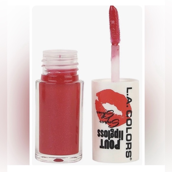 💄 L.A. Colors Pout Super Shine Lip Gloss - Hot Lips Shade 💄 - Picture 7 of 7